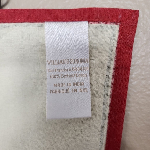 Williams Sonoma 12 Days Of Christmas Napkin #10 - Picture 4 of 4